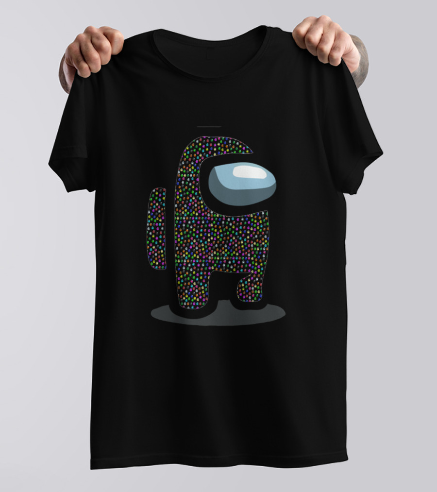 Among Us Multicolor Stars Crewmate T-Shirt