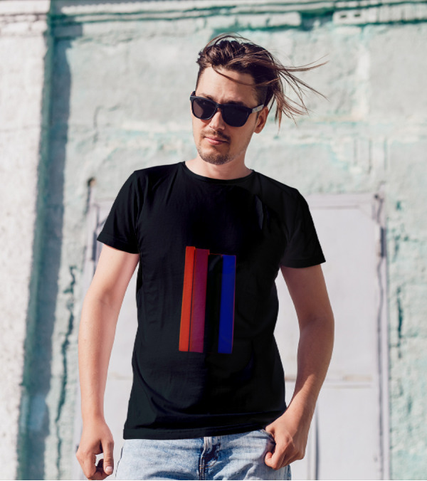 Audio Books Headphones Colorful Stack T-Shirt