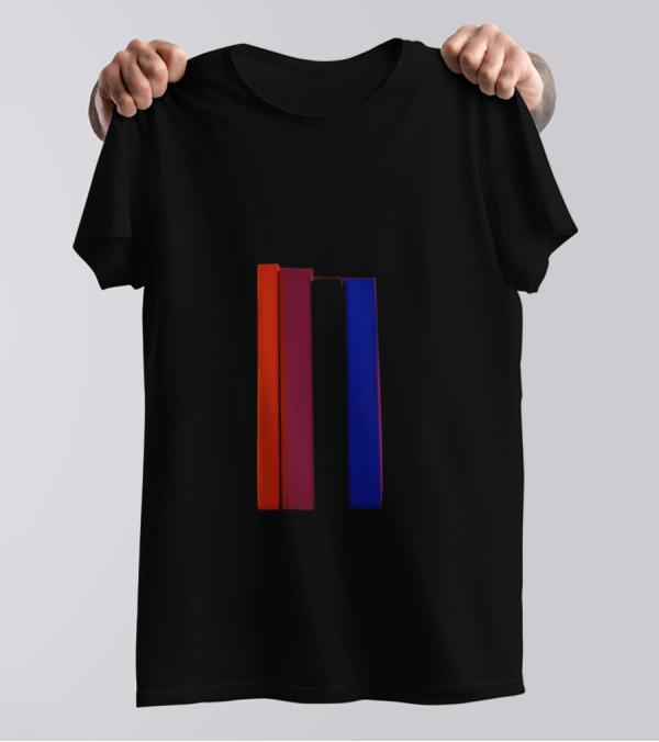 Audio Books Headphones Colorful Stack T-Shirt
