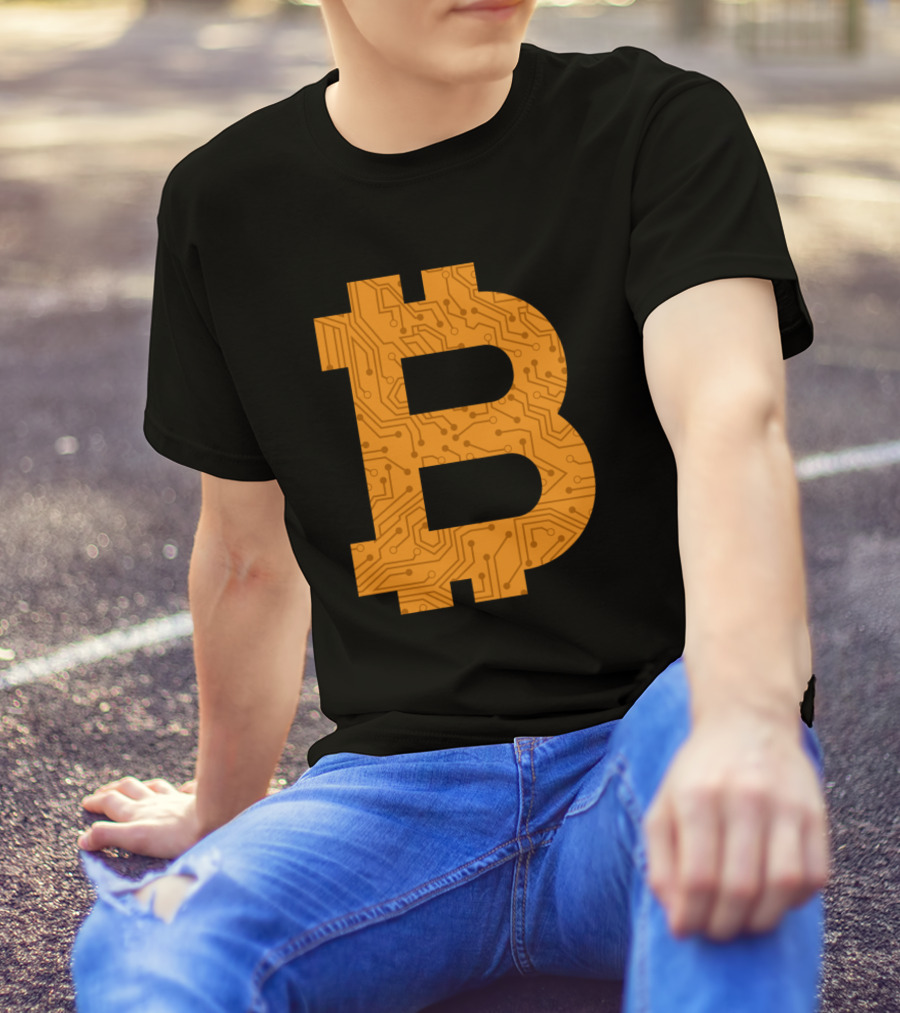 Bitcoin Gold Miner Code Trader Circuit T-Shirt