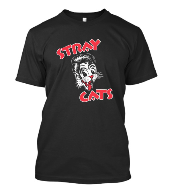 Stray Cats Retro Rockabilly T-Shirt