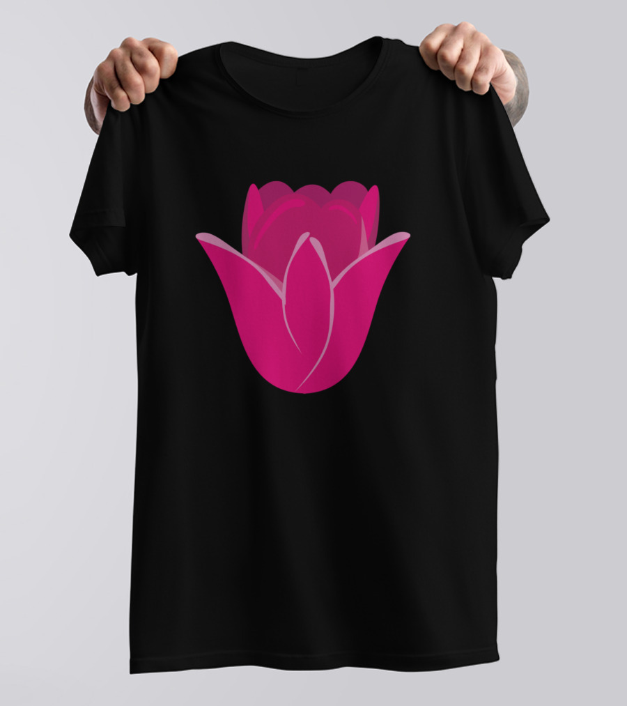Pink Rose Blossom Cute Flower T-Shirt
