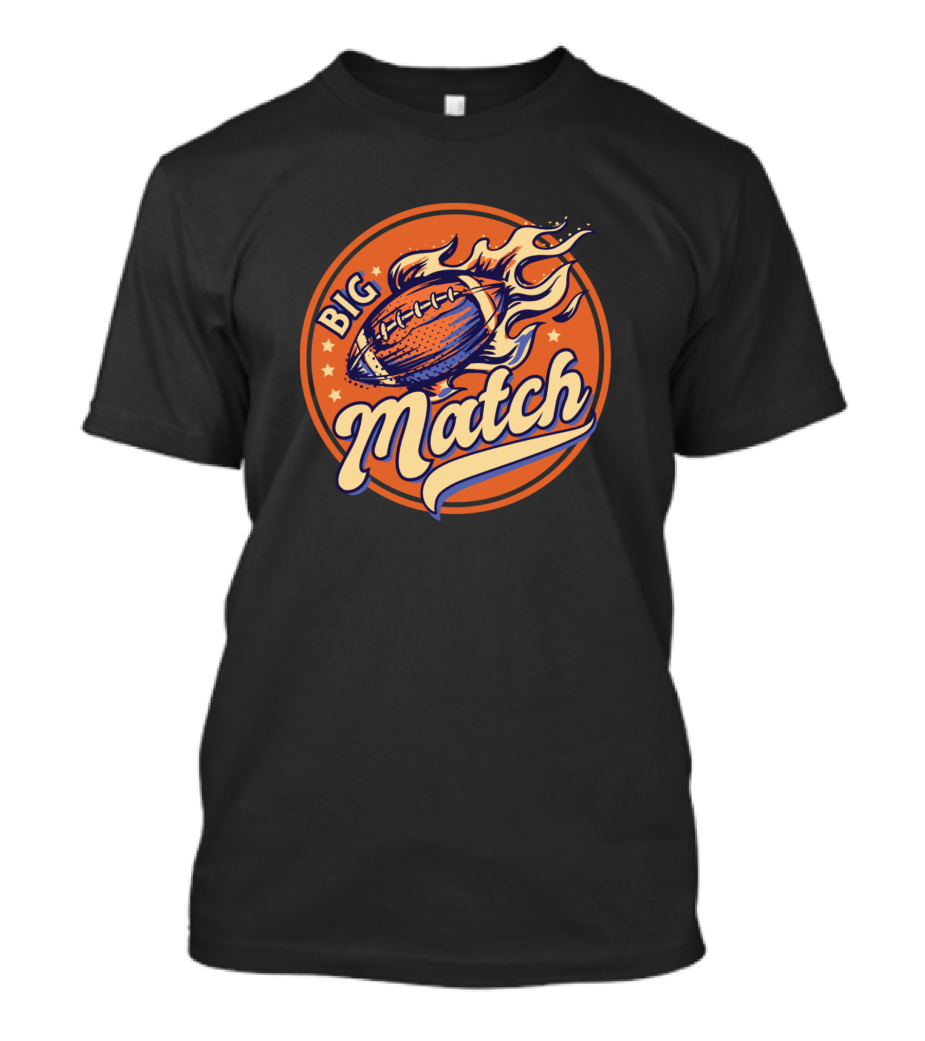 Big Match Football Player Football Fan T-Shirt