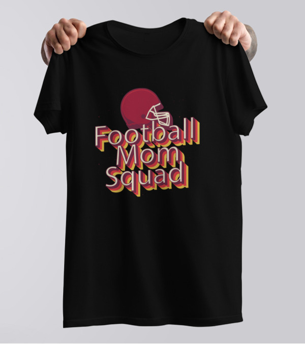 Football Mom Squad Helmet T-Shirt