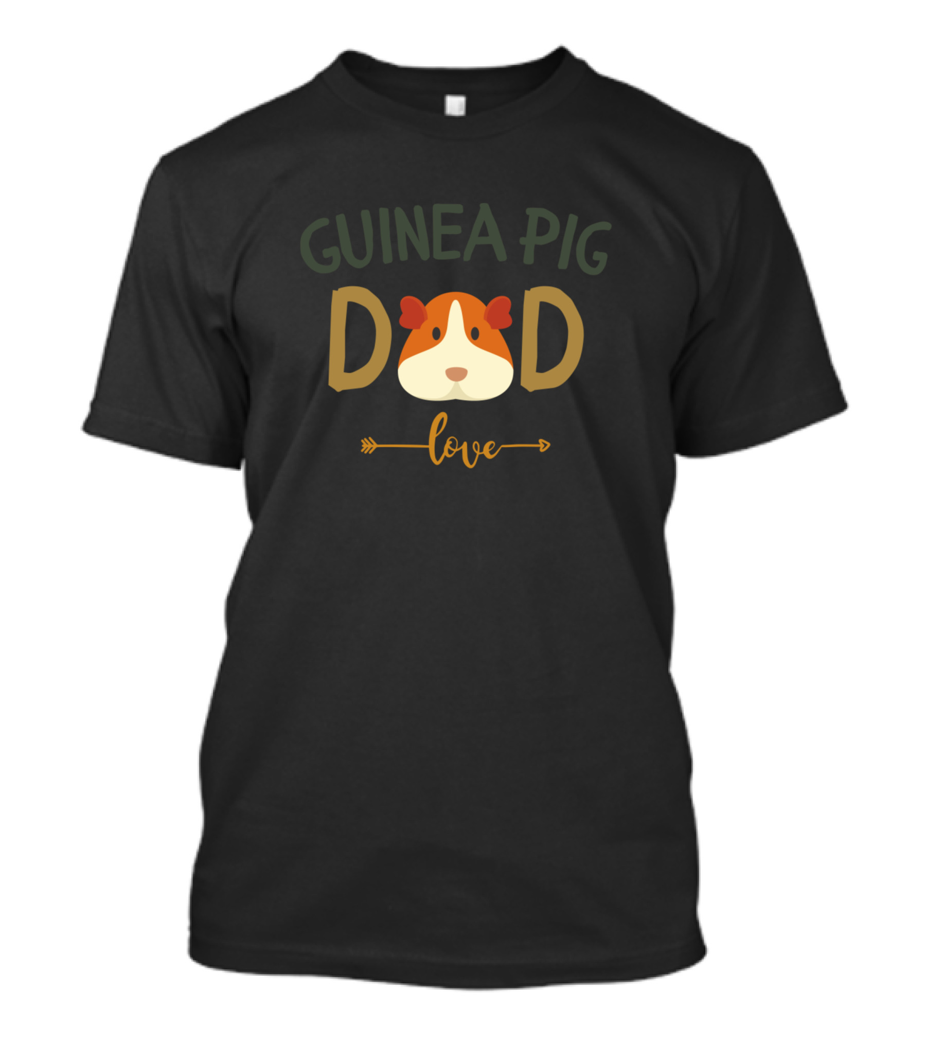 Guinea Pig Dad Love T-Shirt