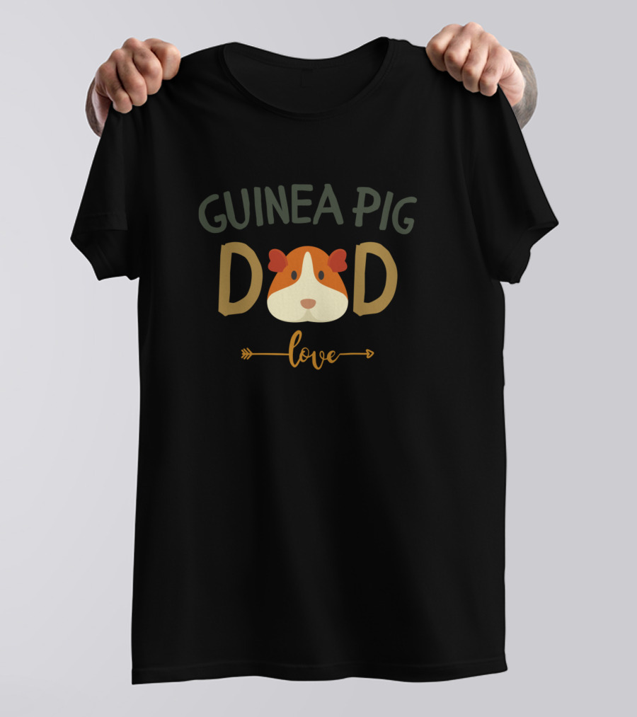 Guinea Pig Dad Love T-Shirt