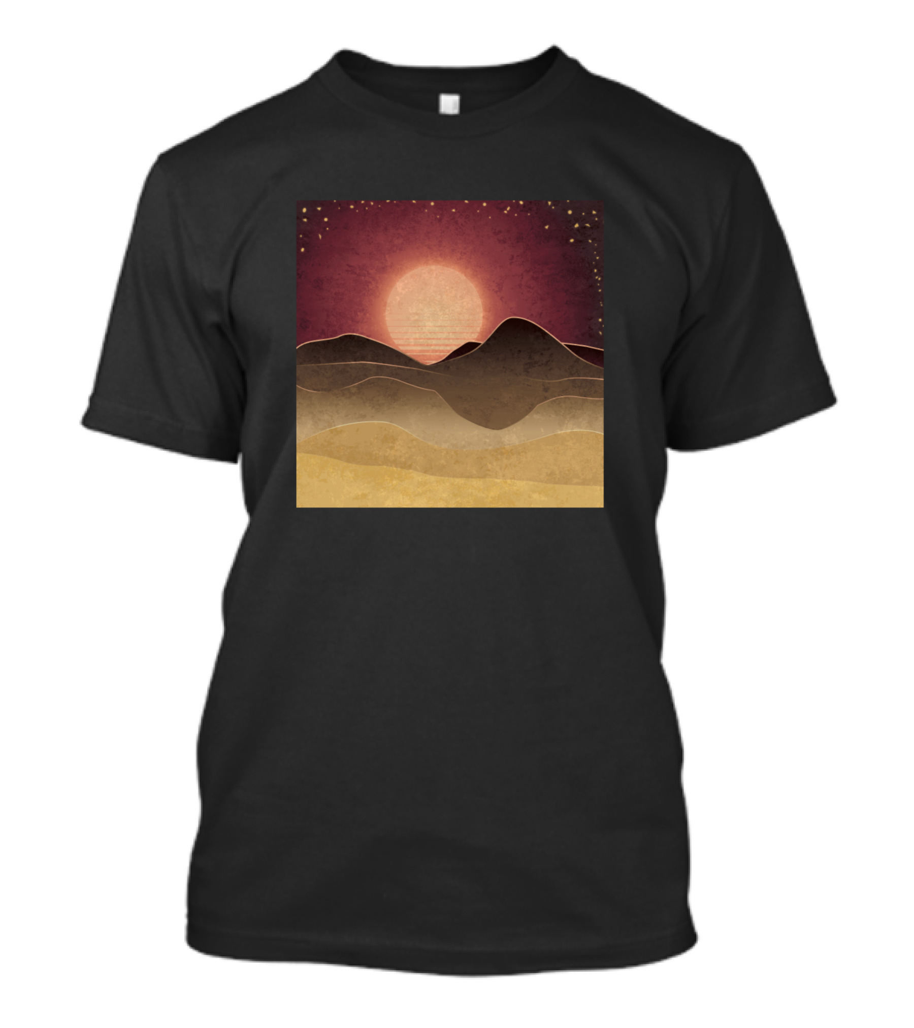 Its Always Sunny In Philadelphia Vintage Sunset Desert Landscape T-Shirt