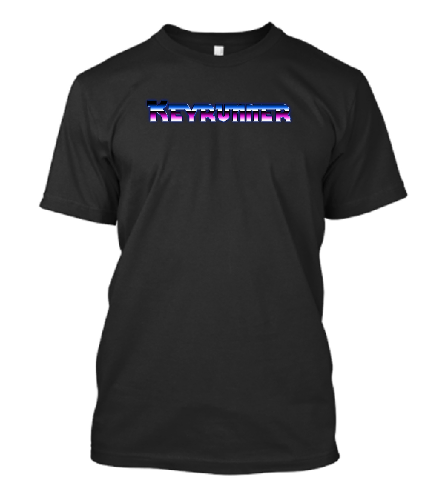 Keyrunner Retro Vaporwave Aesthetic Text T-Shirt