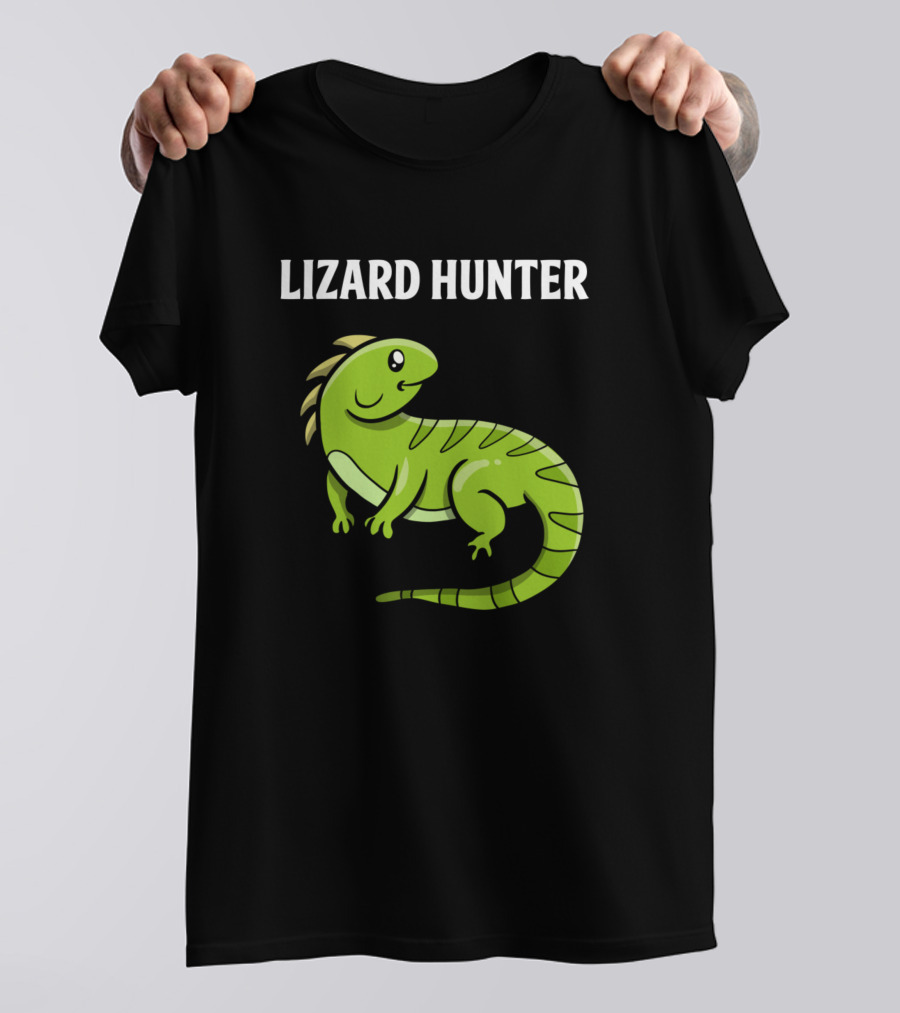 Lizard Hunter Reptile Lovers T-Shirt