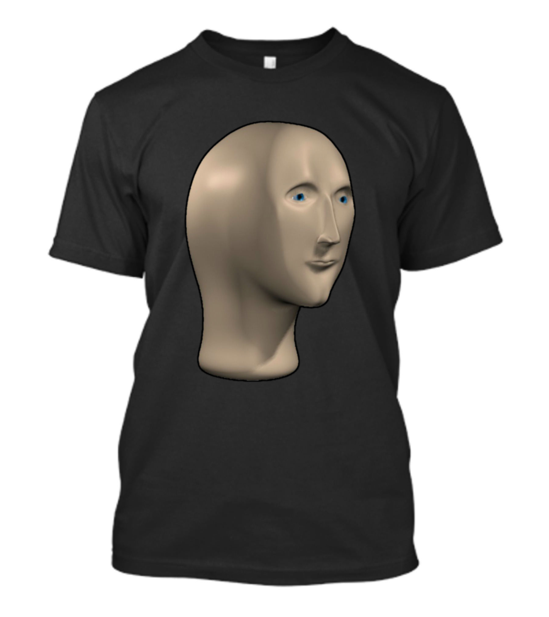 Meme Man Iconic 3D Head Image T-Shirt