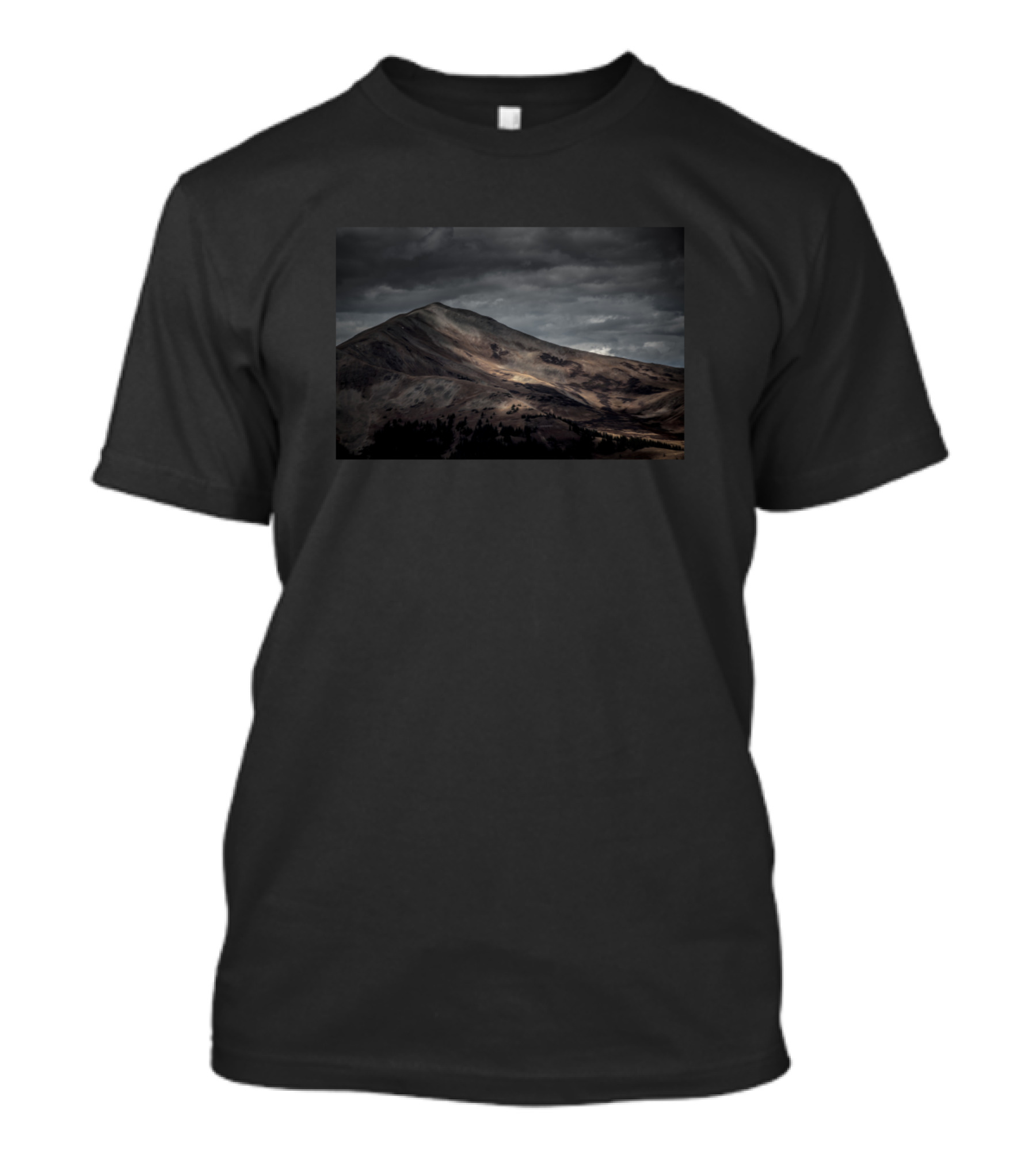 Mountain Trek Landscape Dark View Trip T-Shirt