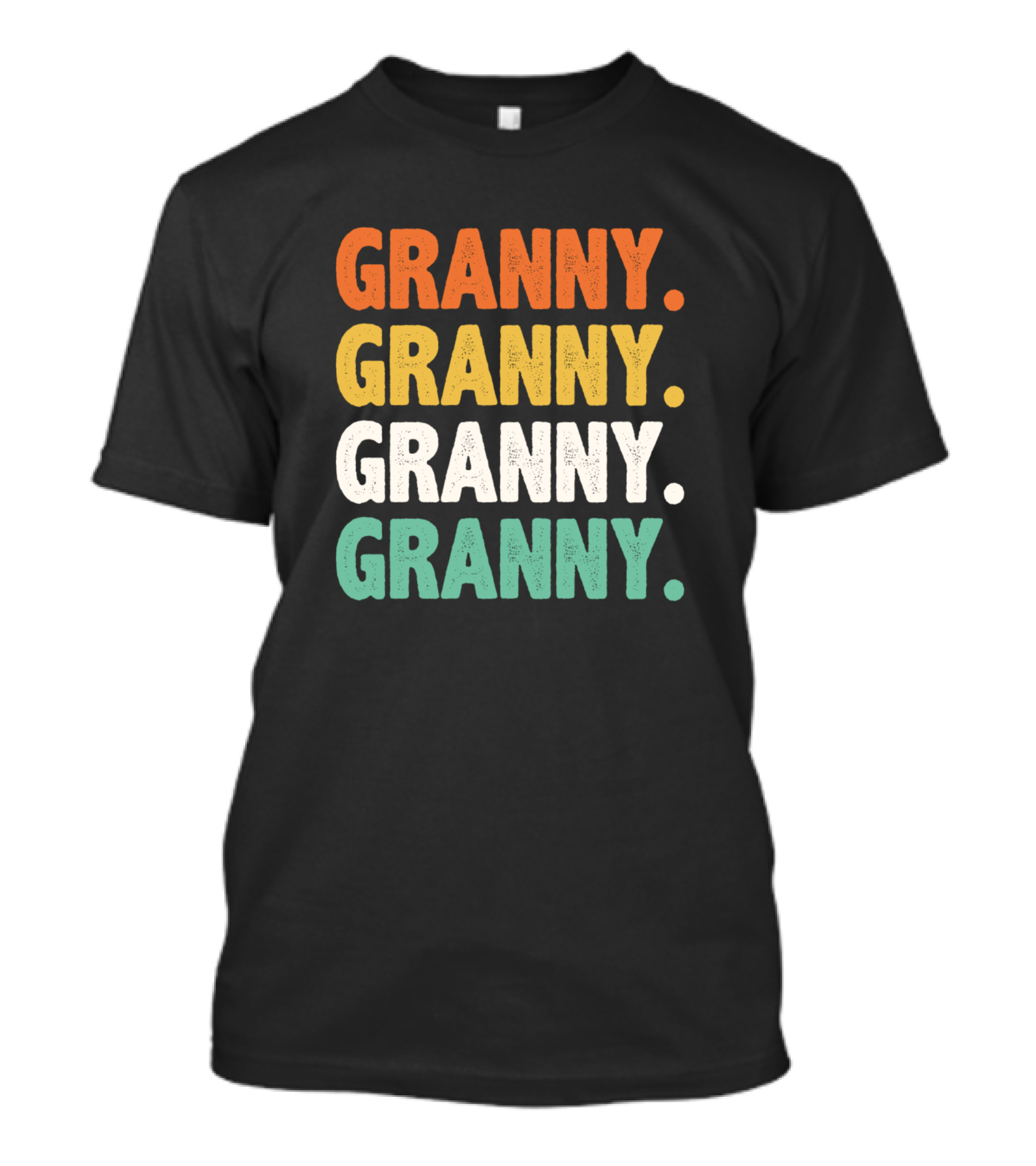 Granny Granny Granny Granny Retro Colors T-Shirt