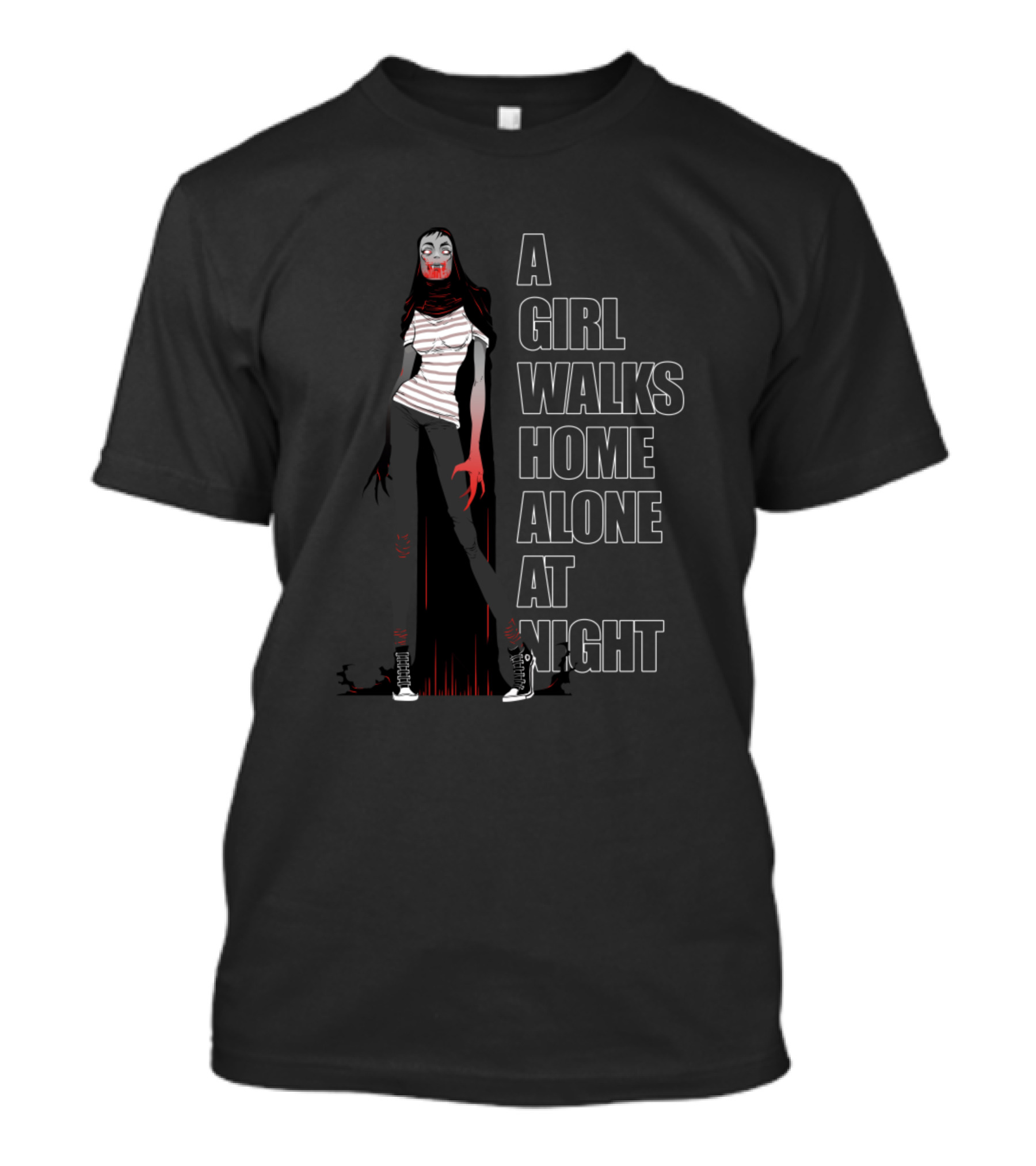 A Girl Walks Home Alone At Night T-Shirt