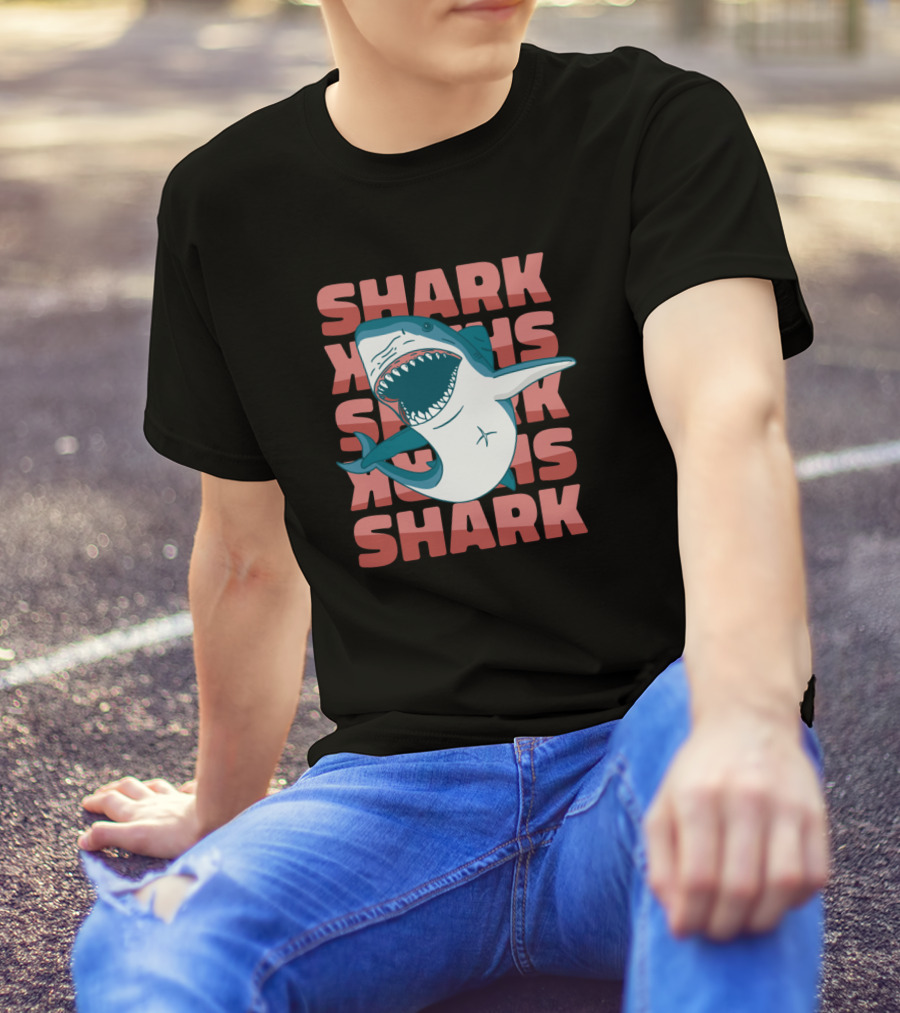 Shark Shark Shark Sharks Lovers Fish Ocean T-Shirt