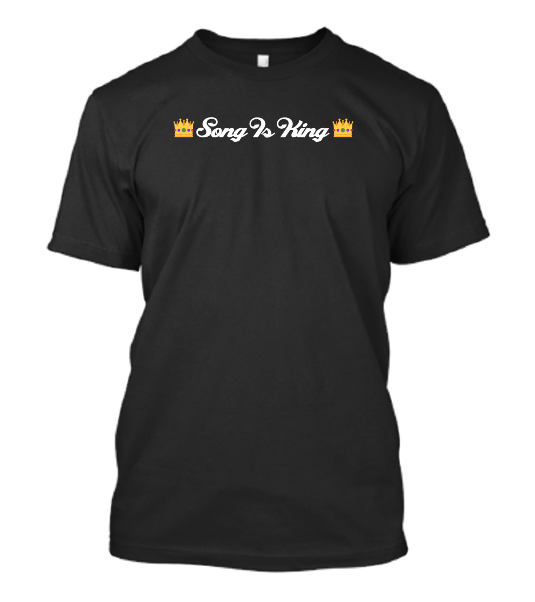 Song Is King Crown Icons T-Shirt