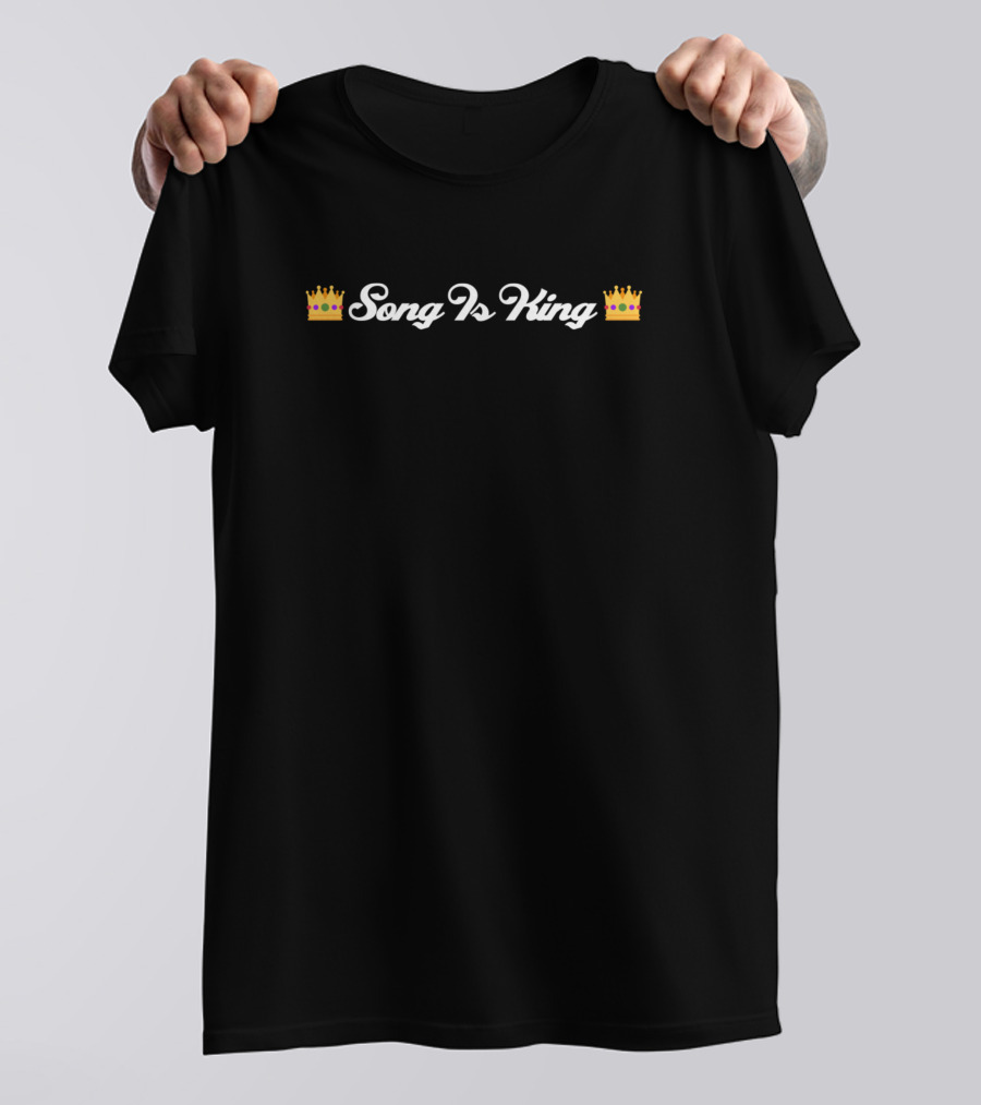 Song Is King Crown Icons T-Shirt