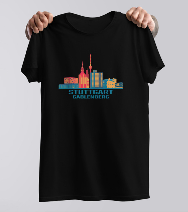 Stuttgart Gablenberg Skyline Germany T-Shirt