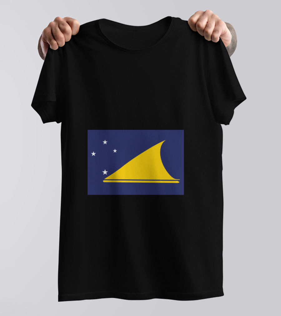 Tokelau Atafu National Flag Symbol Stars And Canoe T-Shirt