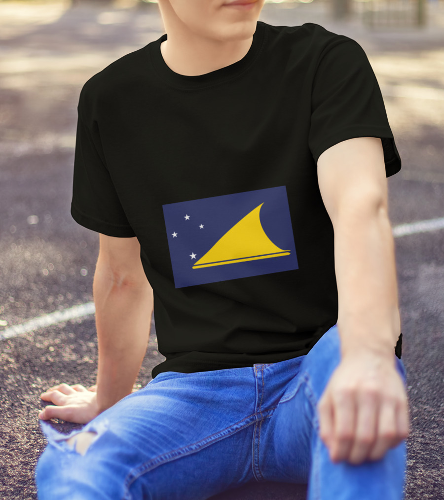Tokelau Atafu National Flag Symbol Stars And Canoe T-Shirt