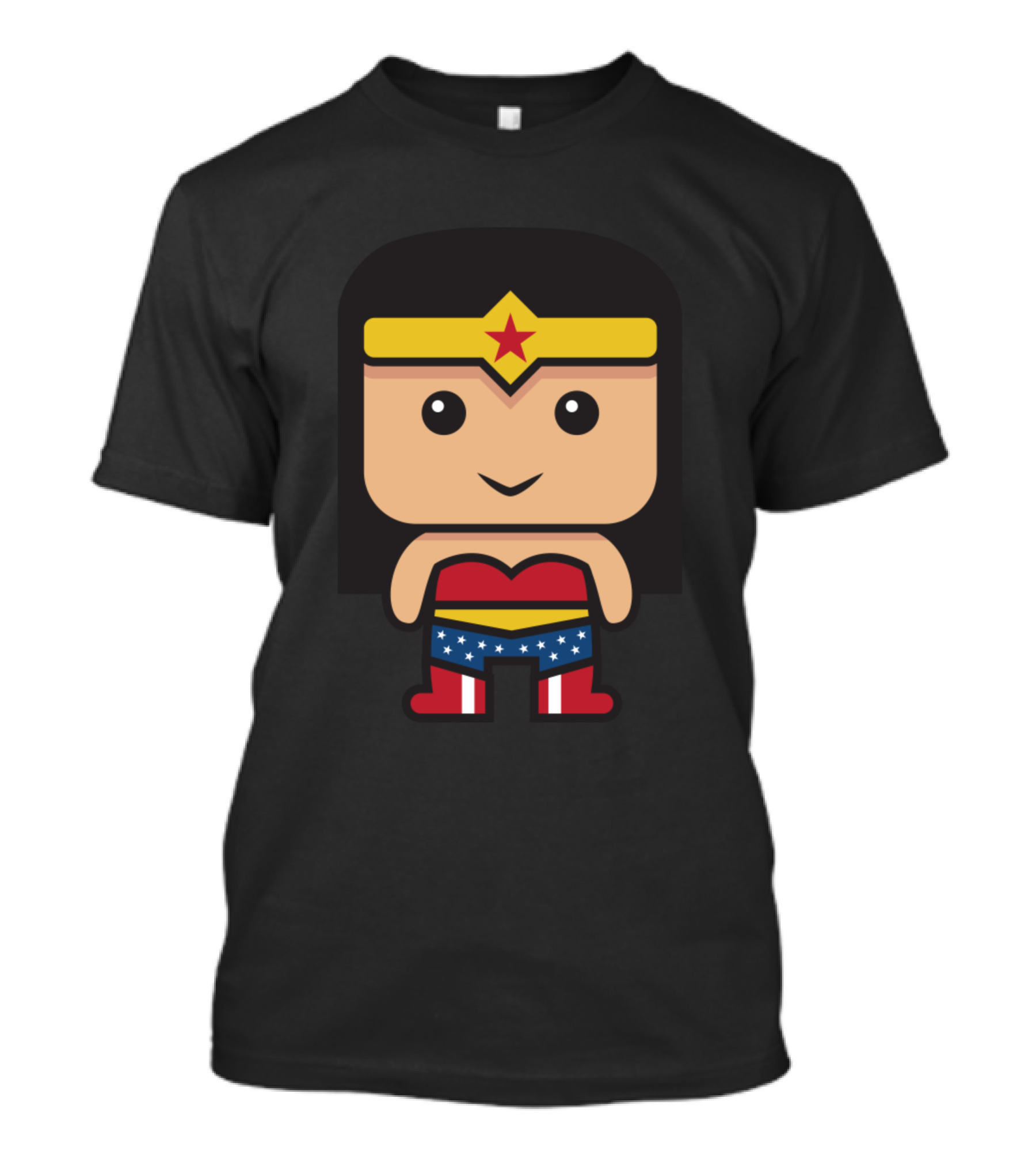 Wonder Woman Superhero Cute Character T-Shirt