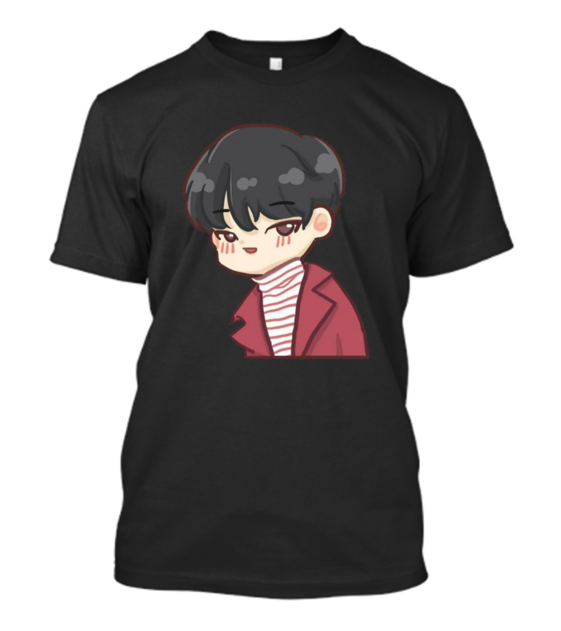 Wonwoo Seventeen Cartoon Character K-Pop Idol T-Shirt