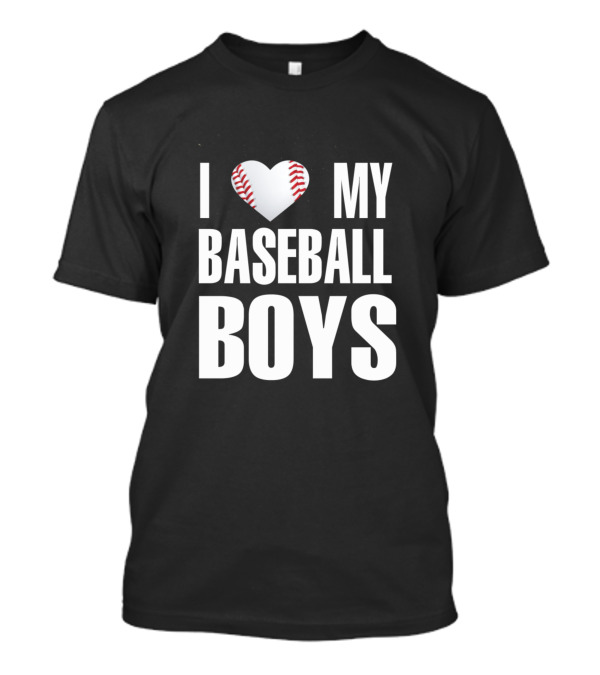 I Love My Baseball Boys T-Shirt