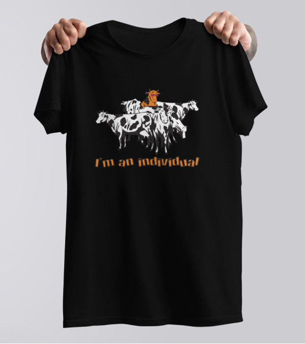 I'm An Individual Salty Heifers Farm Cows T-Shirt