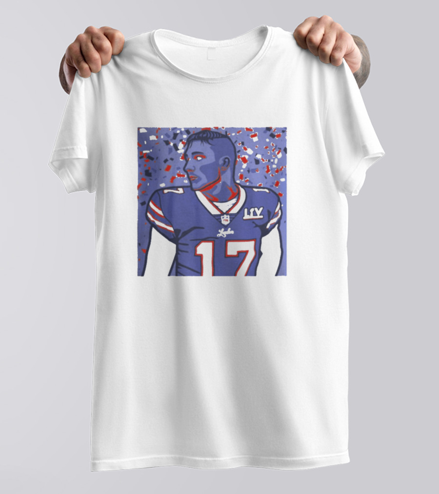 Josh Allen 17 LV Jersey NFL T-Shirt