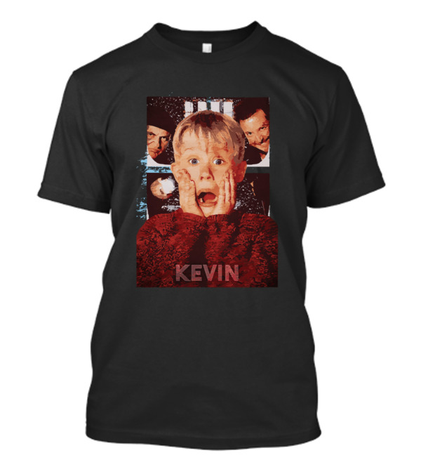 Kevin Alone Surprise Face Burglar Background T-Shirt