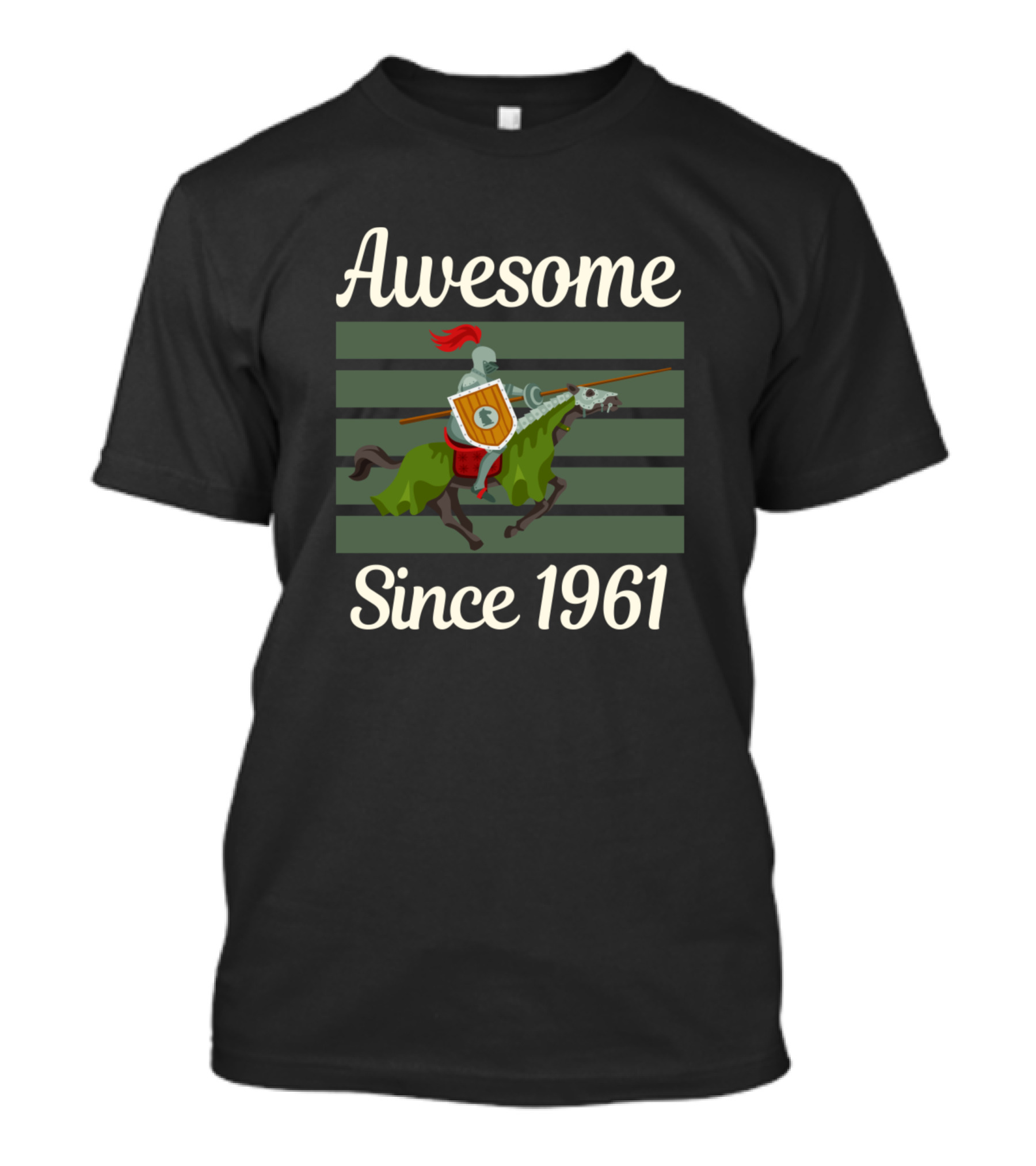 Awesome Knight On Horse Since 1961 T-Shirt