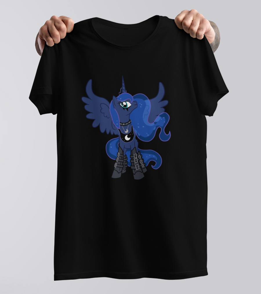 My Little Pony Princess Luna Metal Gothic Emo T-Shirt