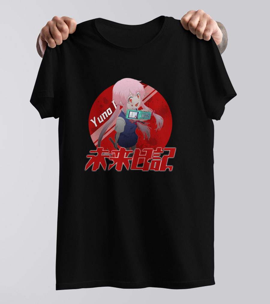 Mirai Nikki Yuno Gasai Future Diary Anime Character T-Shirt