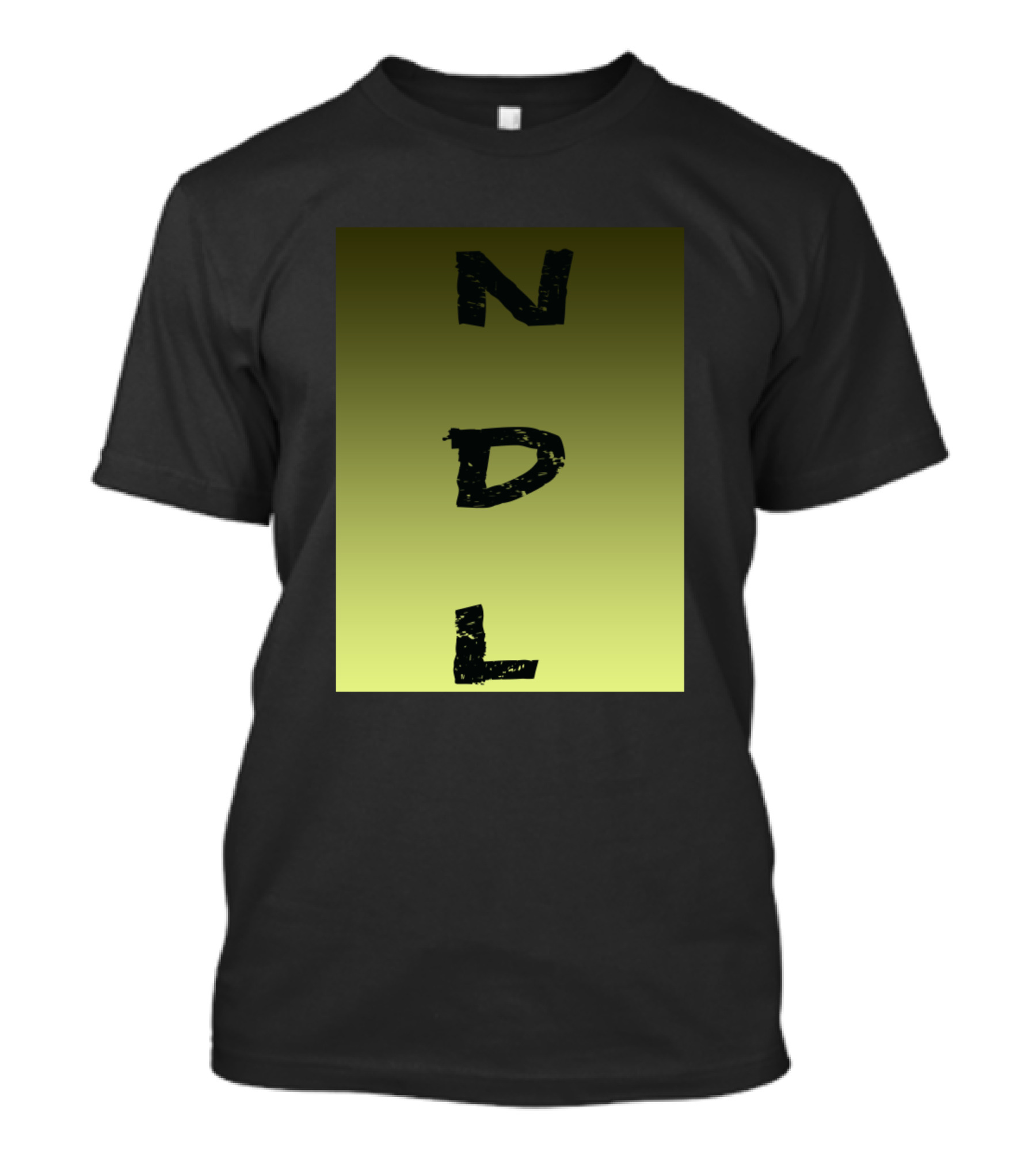 Niko Defence League NDL Lover Vertical Text Gradient T-Shirt