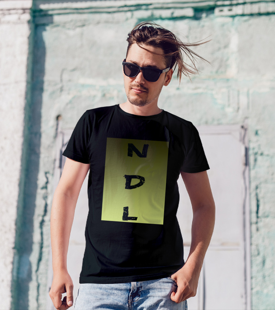 Niko Defence League NDL Lover Vertical Text Gradient T-Shirt