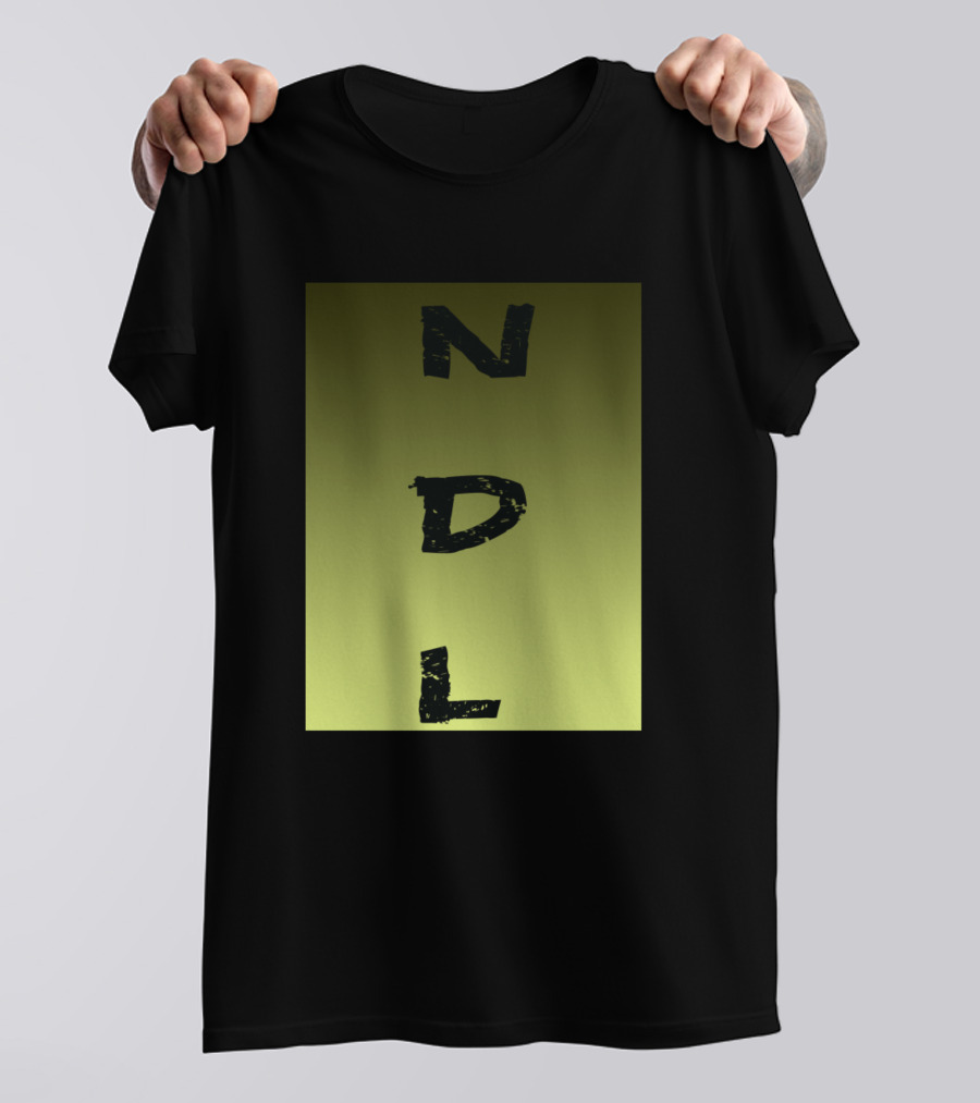 Niko Defence League NDL Lover Vertical Text Gradient T-Shirt