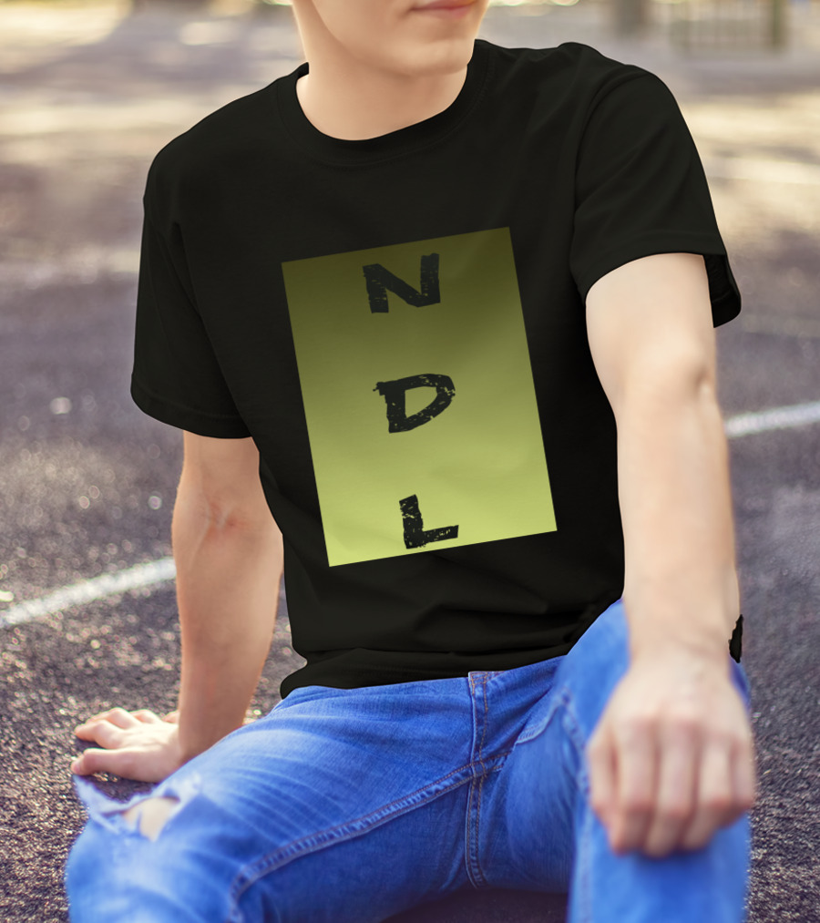 Niko Defence League NDL Lover Vertical Text Gradient T-Shirt