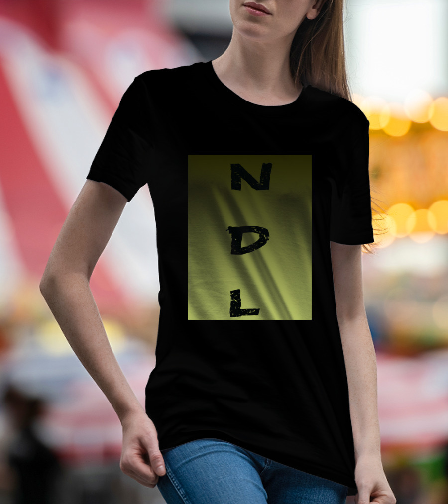 Niko Defence League NDL Lover Vertical Text Gradient T-Shirt