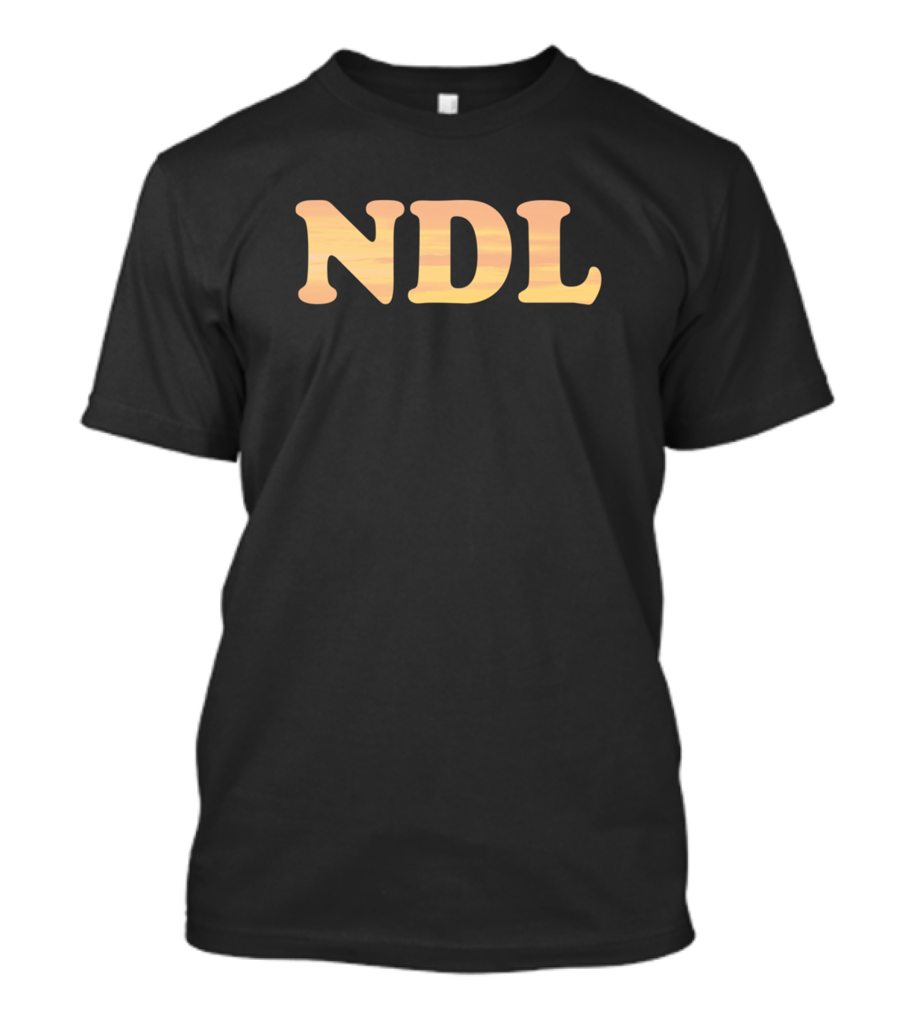 NDL Sunset Gradient Text T-Shirt