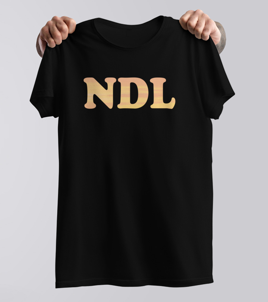 NDL Sunset Gradient Text T-Shirt