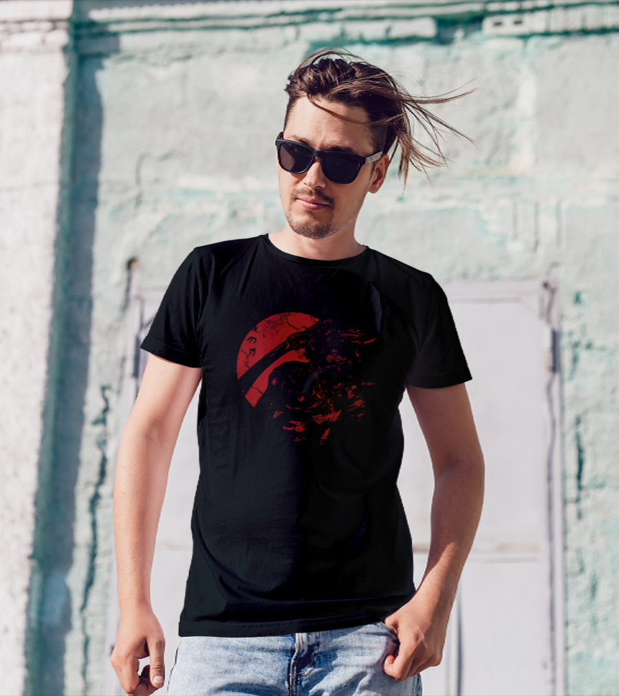Demon Slayer Nezuko Tanjirou Blood Moon T-Shirt