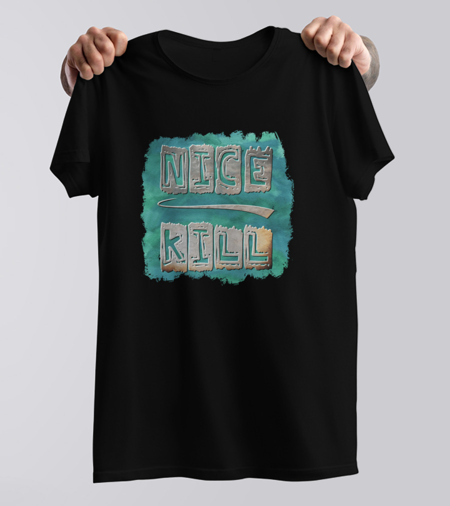 Nice Kill Volleyball Poised Spike Oceanic T-Shirt