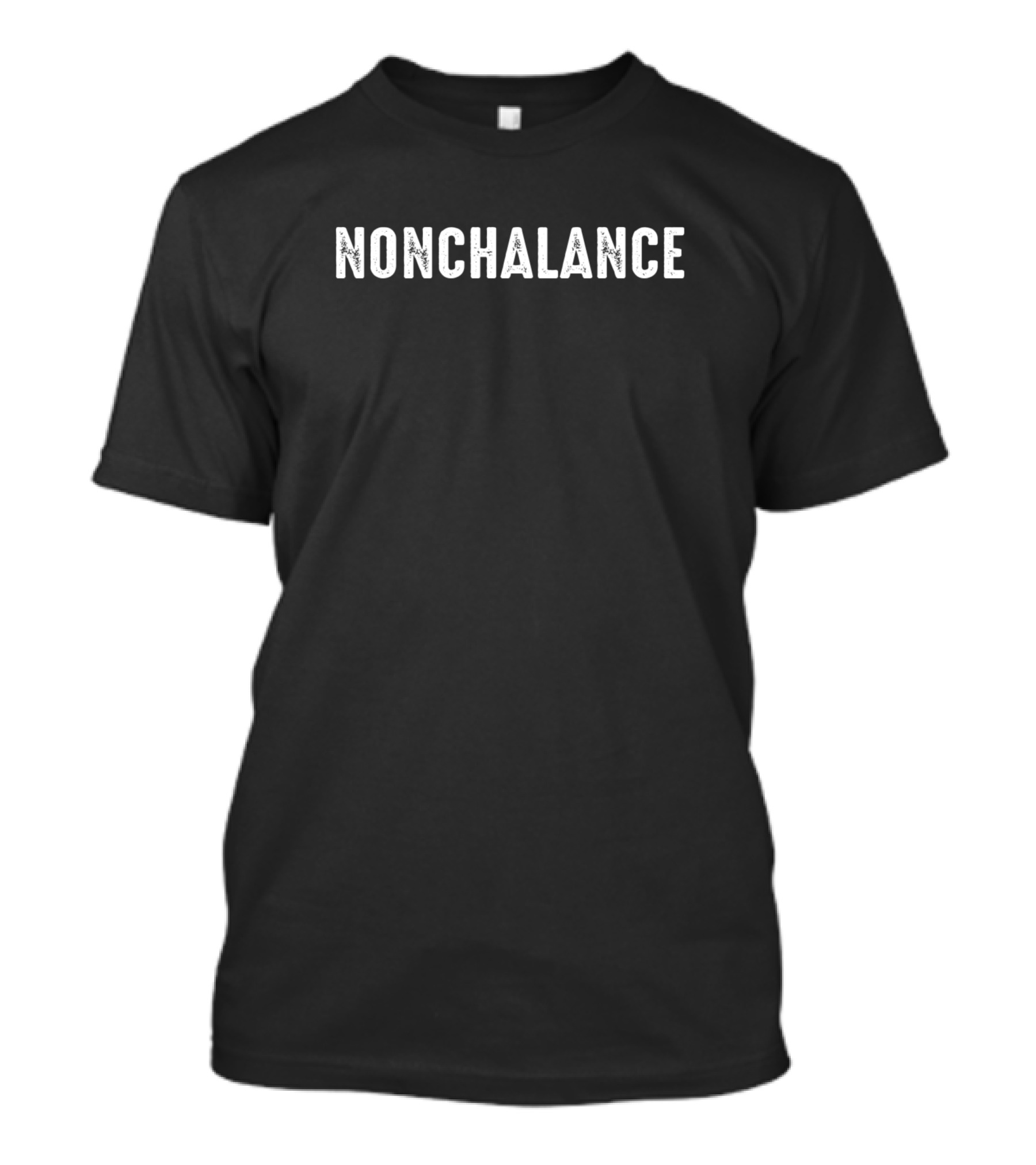 NONCHALANCE Minimalist Word T-Shirt