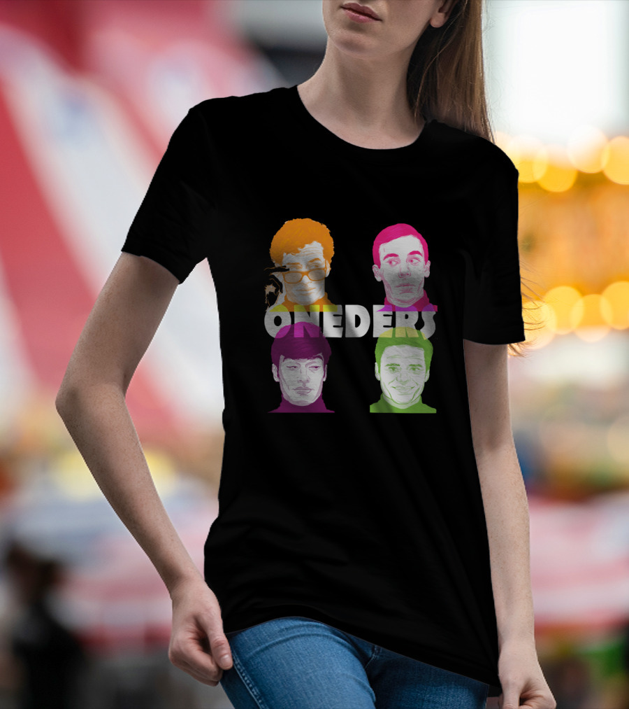 Oneders Band Colorful Pop Art Faces T-Shirt