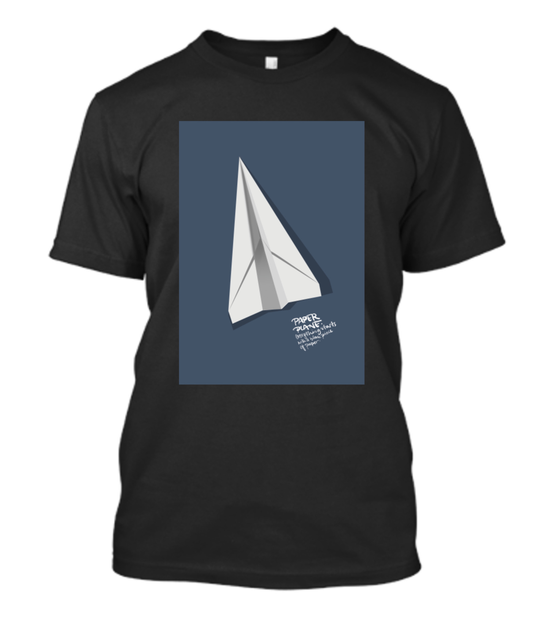 Paper Plane Dreaming Into Flights Of Fantastic Scaled Paper Cockpit T-Shirt