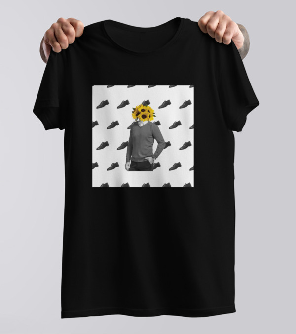 Popular Sunflower Head With Shoes T-Shirt