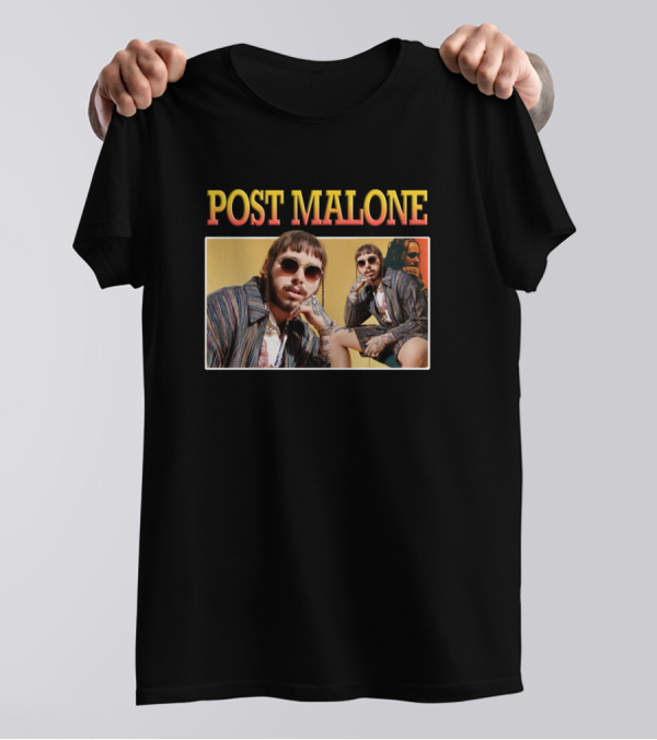 Post Malone Retro 90s Style Ensemble T-Shirt