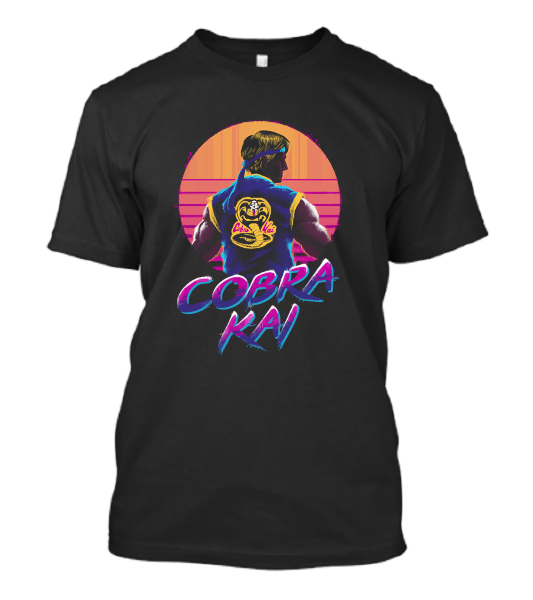 Cobra Kai Retro Rad Vintage Style Cobra T-Shirt