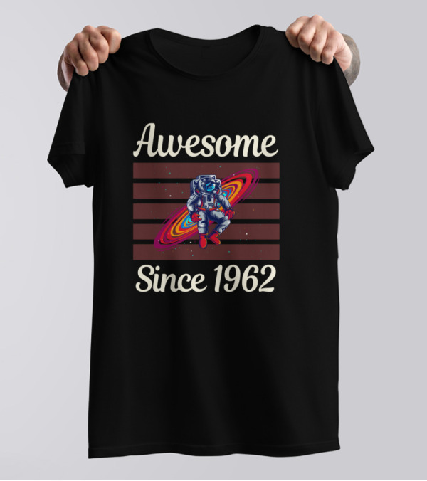 Awesome Red Astronaut Since 1962 T-Shirt