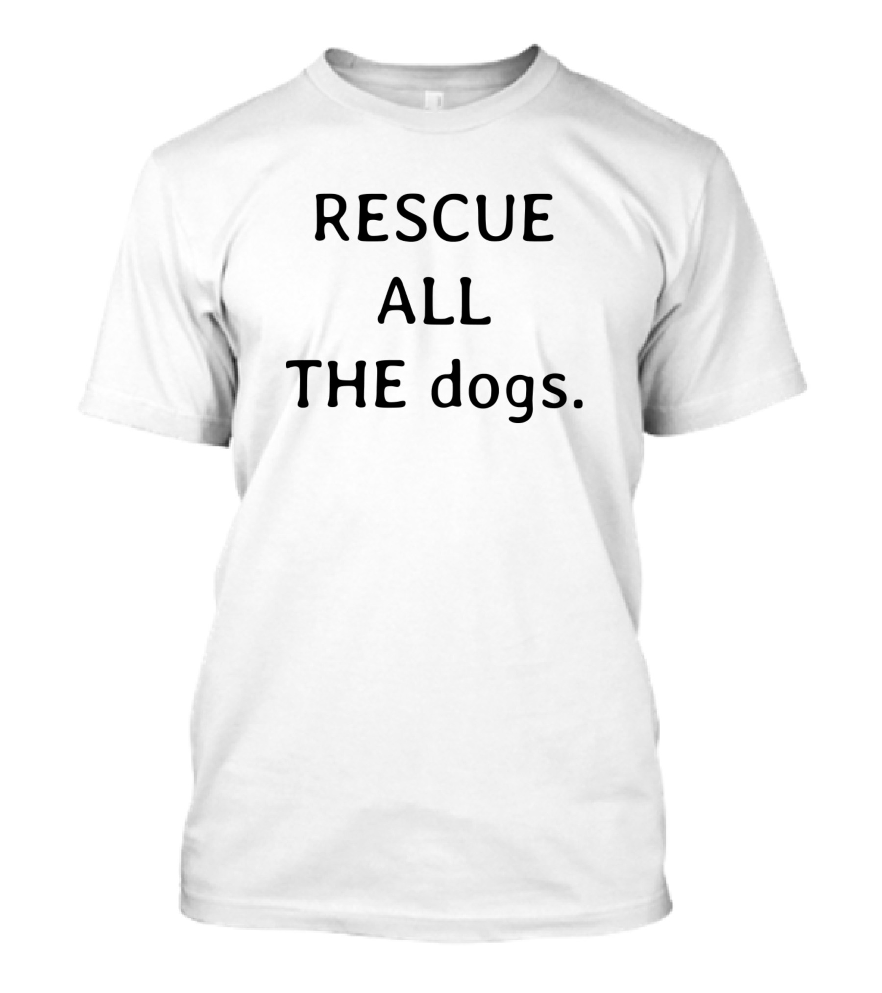 Rescue All The Dogs Lover Animal Idea T-Shirt