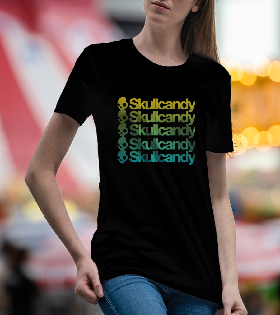 Skullcandy Retro Gradient Skull Logo Series T-Shirt